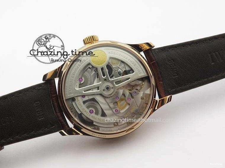 MIROTIME 0204 Unisex Portuguese Real PR RG IW500702 ZF 1:1 Best Edition On Brown Leather Strap A52010 V 7303